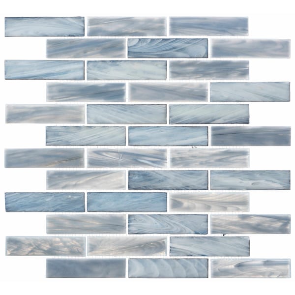 Andova Tiles ANDOVA TILES Dorian 1" x 4" Beveled Glass Brick Joint Mosaic Tile ANDDOR147 - main